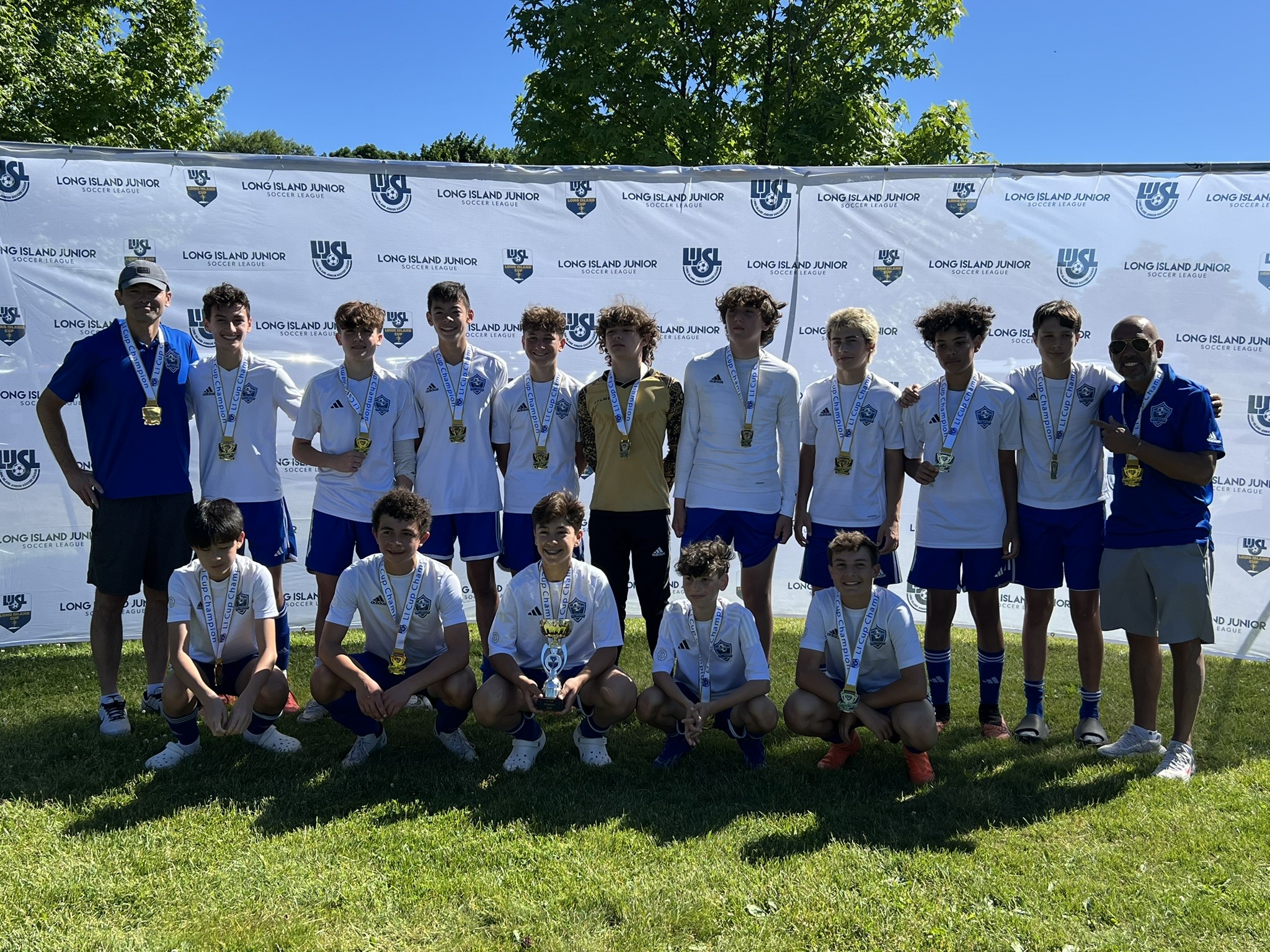 BU14 Knights LI Cup Winner, June 2024 Bethpage Soccer